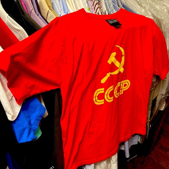 US size medium USSR (Soviet Union) CCCP t shirt - Picture 1 of 5